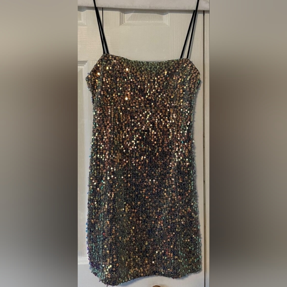 PROM/ Homecoming sequins dress size M